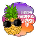Pineapple Sign, Summer Sign, wood sign, CR-W-076 - DecoExchange®