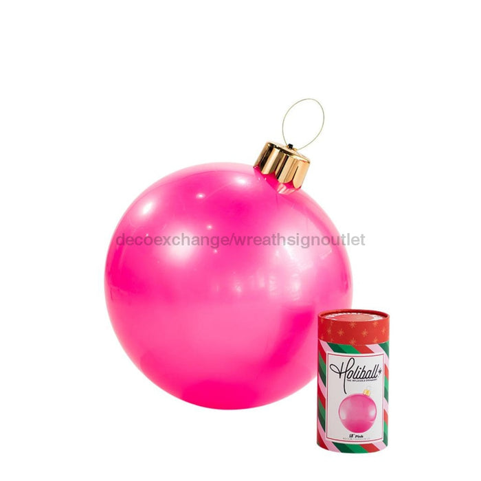 Pink 18 Holiball Ornament