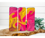 Pink and Yellow Swirl Tumbler, 20 oz Skinny Tumbler DECOETUMBLER-196 - DecoExchange