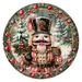 Pink Christmas Nutcracker, DCO-102670-D, Sign For Wreath, 18" Door Hanger