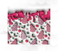 Pink Christmas Trees Tumbler 20 Oz Skinny Decoetumbler-350
