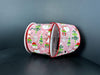 Pnk Glt Stn/Snowmen Frolick 2.5’’X10Y 72504-40-03 Ribbon