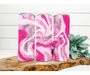 Pink Swirl Tumbler, 20 oz Skinny Tumbler DECOETUMBLER-192 - DecoExchange