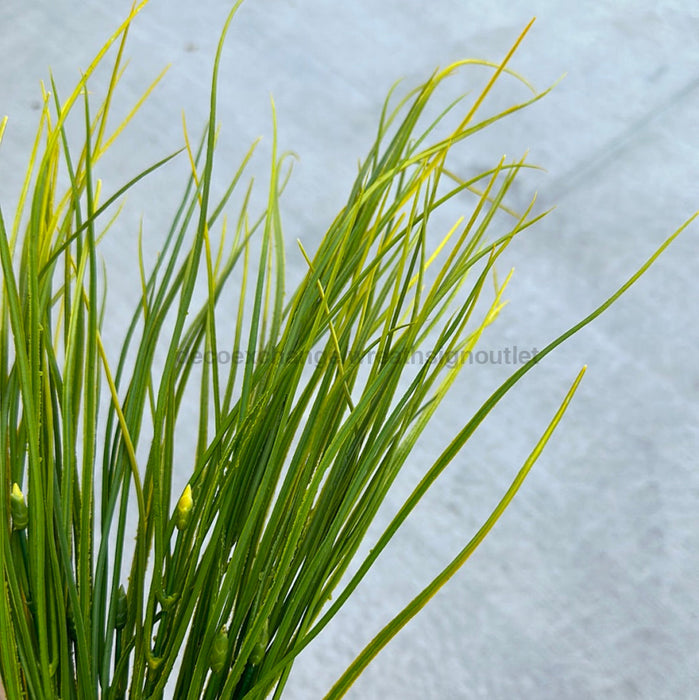 Plastic Long Grass Bush Yellow 43864 Greenery