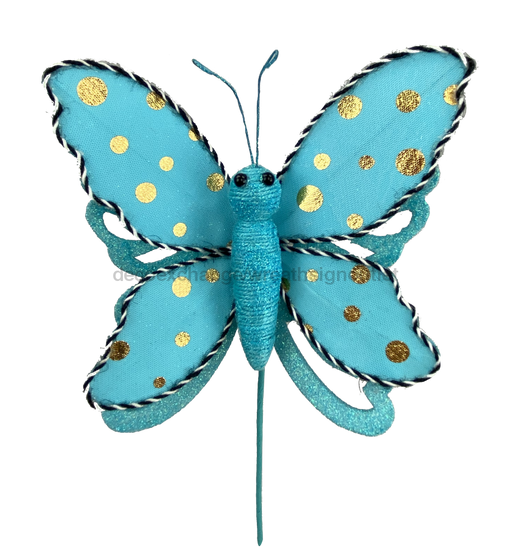 Polkadot Butterfly Pick 63111Bl