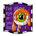 Pre-Order: Halloween Sign Eye On You Wood Sign Pcd-W-050 22 Door Hanger