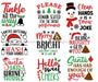 Printed Christmas Toilet Paper Sublimation Bundle Sign