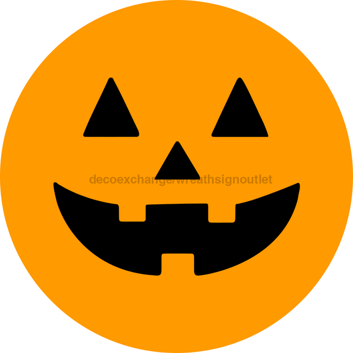 Pumpkin Door Hanger 4 Holes Door Hanger DCO-W-00070-DH 22 in Round Wood 22’’ Door Hanger