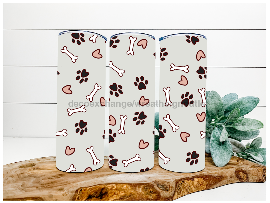 Puppy Love 20 oz Skinny Tumbler DECOETUMBLER-062 - DecoExchange