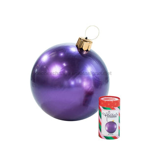 Purple 18 Holiball Ornament