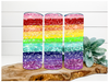 Rainbow Tumbler, Pride Tumbler, 20 oz Skinny Tumbler DECOETUMBLER-142 - DecoExchange