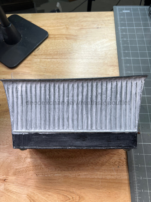 Rect Window Box Wh-Bk 115Wb-S Container