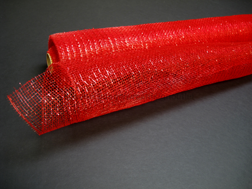 Red/Red Metlc Mesh, 21"X10Y XB905-12 - DecoExchange®