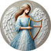 Religious Angel Sign, DECOE-5285-D, Sign For Wreath, 10" Wood Sign