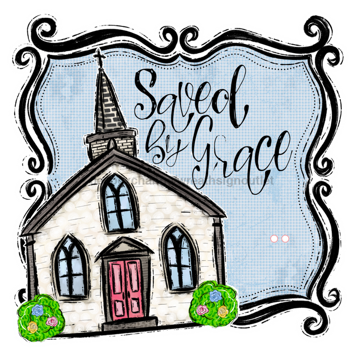 Religious Door Hanger Church Sign Cut Bow Holes Wood Sign Decoe-W-903447 22