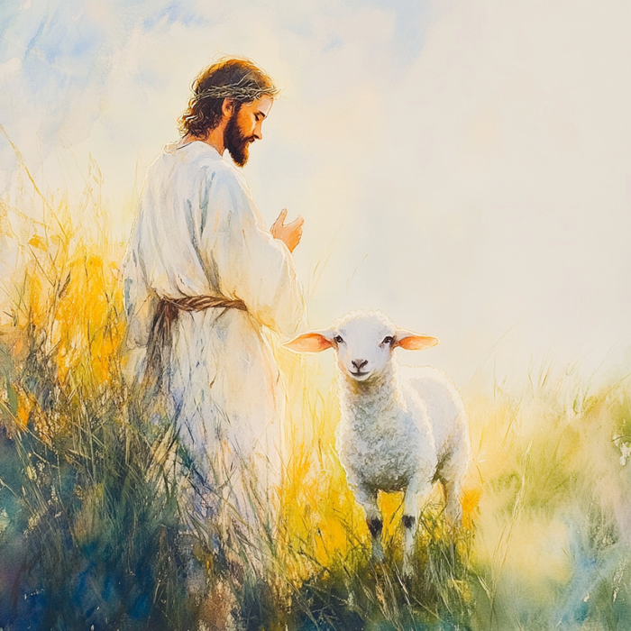 Religious Easter Sign, DCO-13476, Sign For Wreath, 10x10" Metal Sign