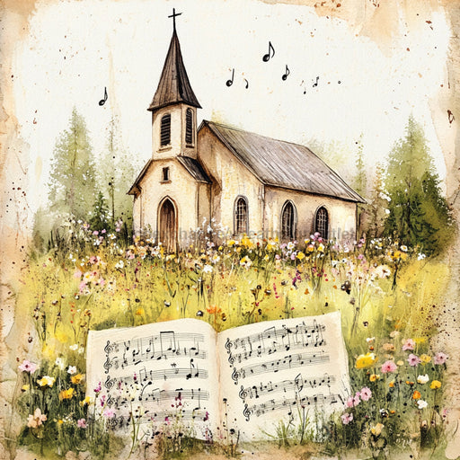 Religious Sign, Church Sign, DCO-02405, Sign For Wreath, 10x10 Metal Sign