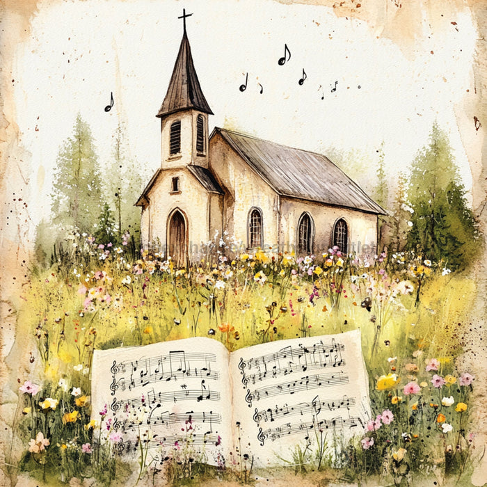 Religious Sign, Church Sign, DCO-02405, Sign For Wreath, 10x10 Metal Sign