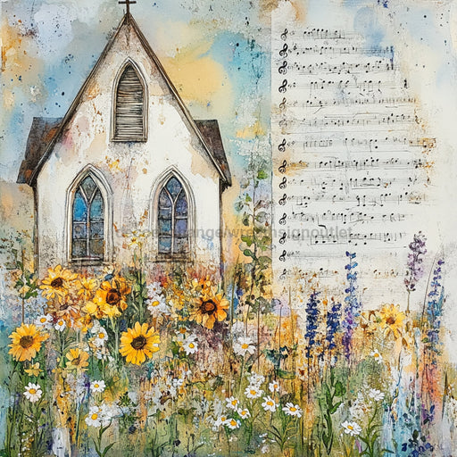 Religious Sign, Church Sign, DCO-02408, Sign For Wreath, 10x10 Metal Sign