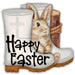 Shrimp Boots Door Hanger Happy Easter Wood Sign Decoe-W-903673 22