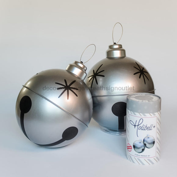 Silver 14 Holibell Set Of 2 Ornament