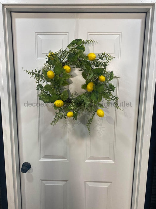 Simple Lemon Wreath - DecoExchange