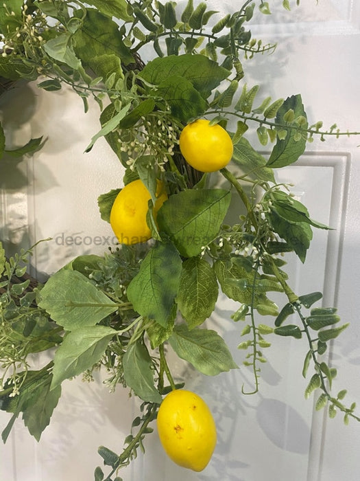 Simple Lemon Wreath - DecoExchange