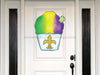 Snowball Sign Mardi Gras Sign Louisiana Wood Door Hanger Decoe-W-109 22