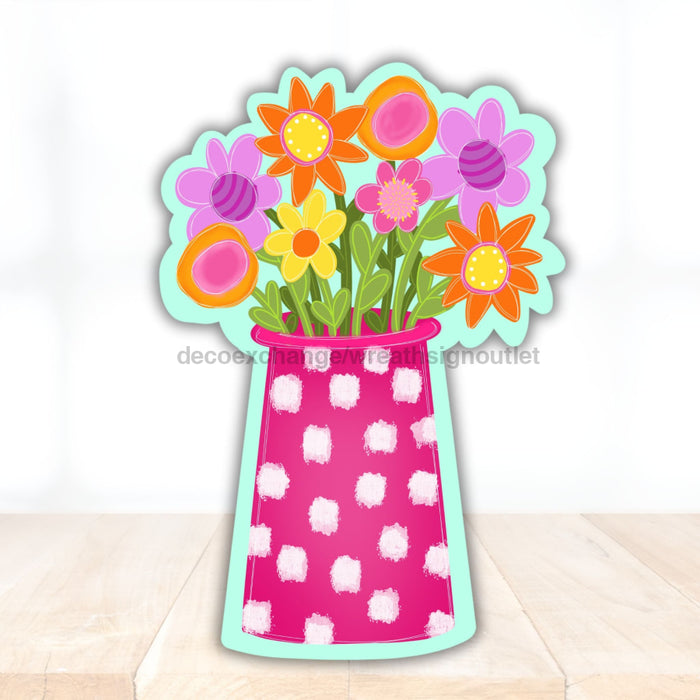 Spring Florals Door Hanger Tww-W-0006 22’ Wood