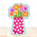 Spring Florals Door Hanger Tww-W-0006 22’ Wood