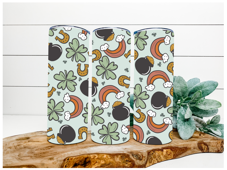 St Patricks Day 20 oz Skinny Tumbler DECOETUMBLER-030 - DecoExchange