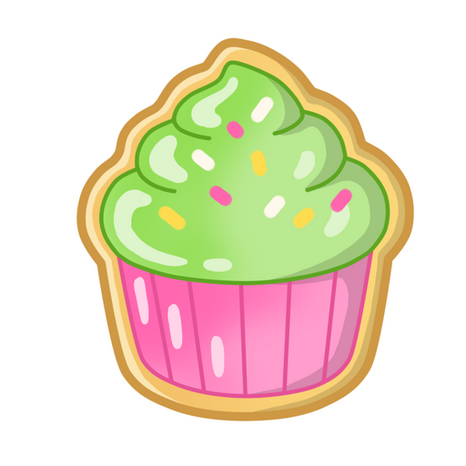 Sugar Cookie Door Hanger Cupcake Decoe-W-903753-Dh 22’ Wood