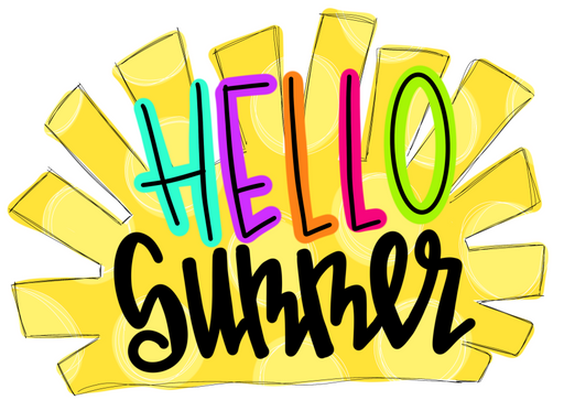 Summer Door Hanger Hello Wood Sign Decoe-W-536 22