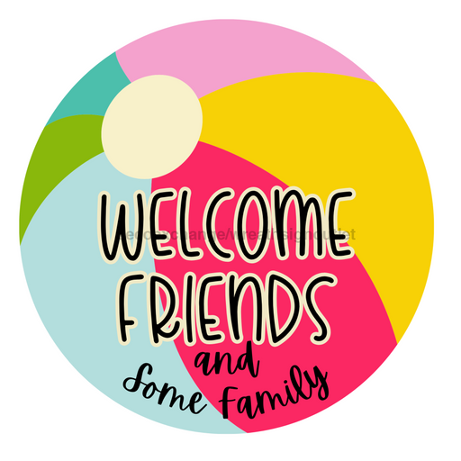 Summer Door Hanger Pool Beach Decoe-W-903703 22’ Wood