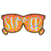 Summer Sun Glasses Door Hanger Mj-W-00024 22’ Wood