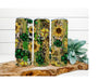 Sunflower and Clover Tumbler, Leopard and Glitter Tumbler 20 oz Skinny Tumbler DECOETUMBLER-273 - DecoExchange®