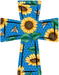 Sunflower Cross Door Hanger Decoe-W-697-Dh 22’ Wood