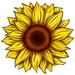Sunflower, Fall Flower, wood sign, Door Hanger, DECOE-W-087 - DecoExchange®