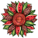Sunflower, Summer Flower, Animal Print Flower, Watermelon Sunflower wood sign, Door Hanger, DECOE-W-097 - DecoExchange®