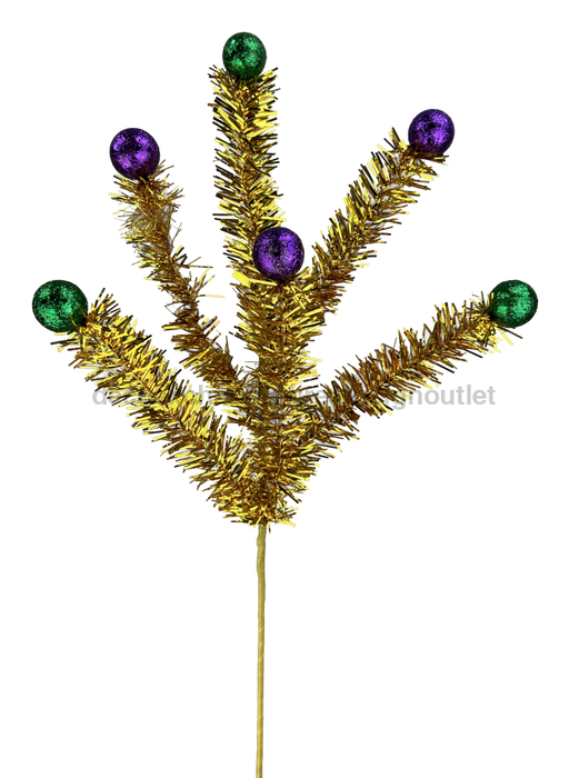 Tinsel Ball Spray X 6 H24 63554Mg Pick