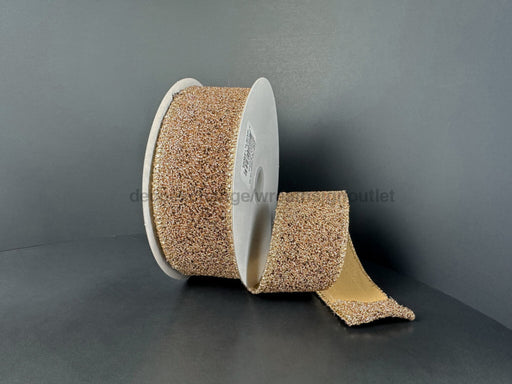 Toffee-Blk Fuzzy Metallic 1.5’’X10Y 73566-09-35 Ribbon