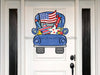Truck Sign Patriotic Wood Sign Door Hanger Decoe-W-119 22