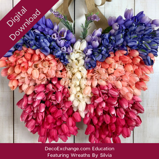 Tulip Butterfly Tutorial Featuring Wreaths By Silvia - DecoExchange