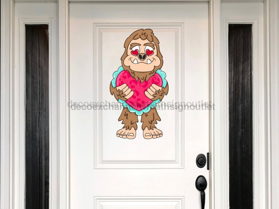 Valentine Sign Big Foot Wood Sign Cr-W-106-Dh 22 Door Hanger