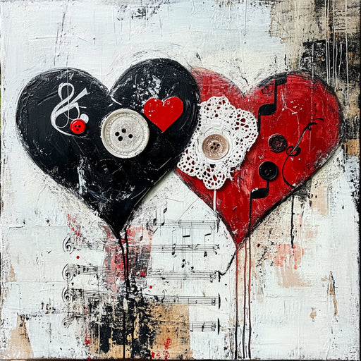 Valentine Sign, Heart Sign, DCO-02254, Sign For Wreath, 10x10 Metal Sign