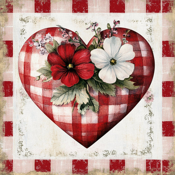 Valentine Sign, Heart Sign, DCO-02291, Sign For Wreath, 10x10 Metal Sign