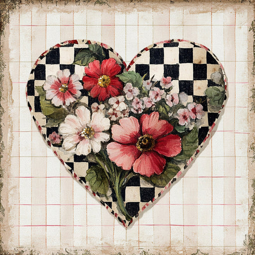 Valentine Sign, Heart Sign, DCO-02311, Sign For Wreath, 10x10 Metal Sign