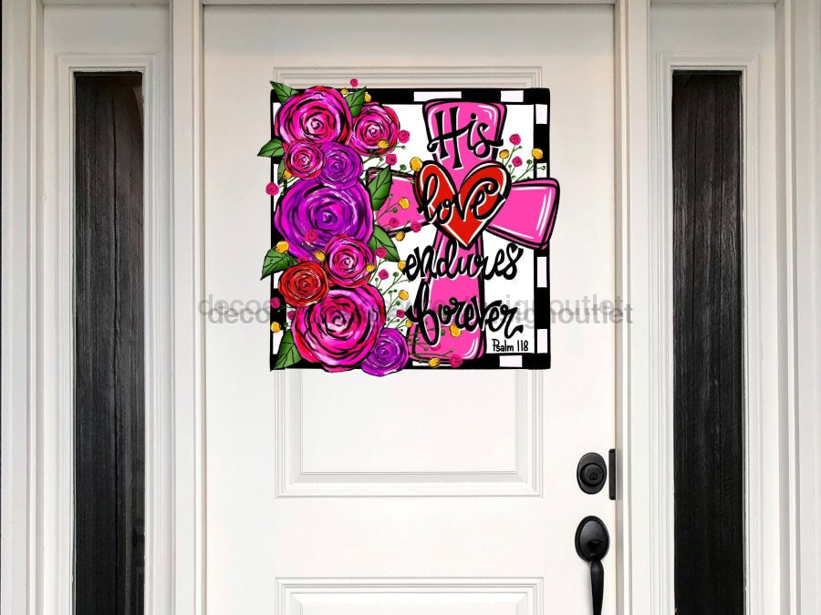 Valentine Sign Love Valentines Day Wood Sign Door Hanger Decoe-W-289 22