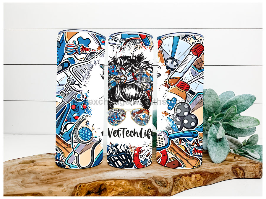 Vet Tech Tumbler, 20 oz Skinny Tumbler DECOETUMBLER-133 - DecoExchange