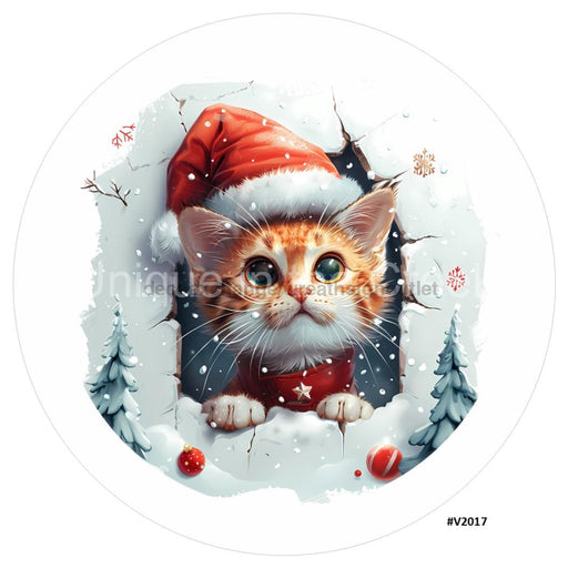 VINYL DECAL | 3D BREAKTHROUGH | CAT | V2017 - Unique in the Creek LTD